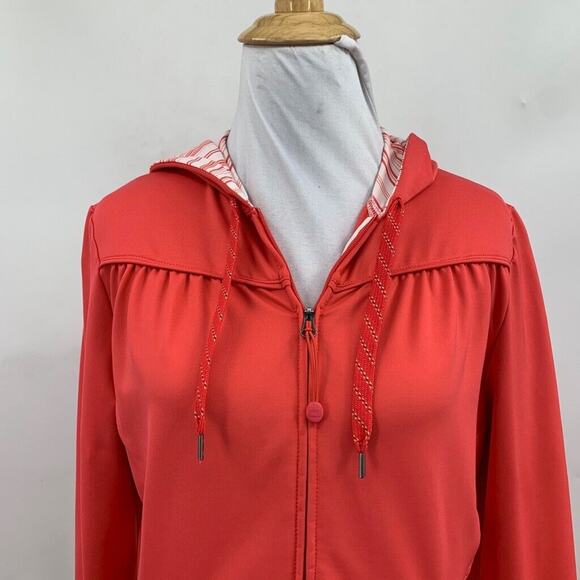Rei Jacket Womens XS Extra Small Watermelon Full Zip Pockets Hoodie Lightweight - Picture 3 of 11